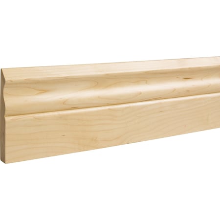 Hardware Resources Poplar, 96" L, 4" H, Unfinished BASE2-4-POP